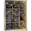 Image 2 : CASE OF 22 HEINKEN BEER GLASSES AND CASE OF 11 WINE CLASSES