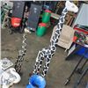 Image 5 : 2 WOODEN GIRAFFE FIGURES, BLUE VASE, AND ELEPHANT PLANT STAND