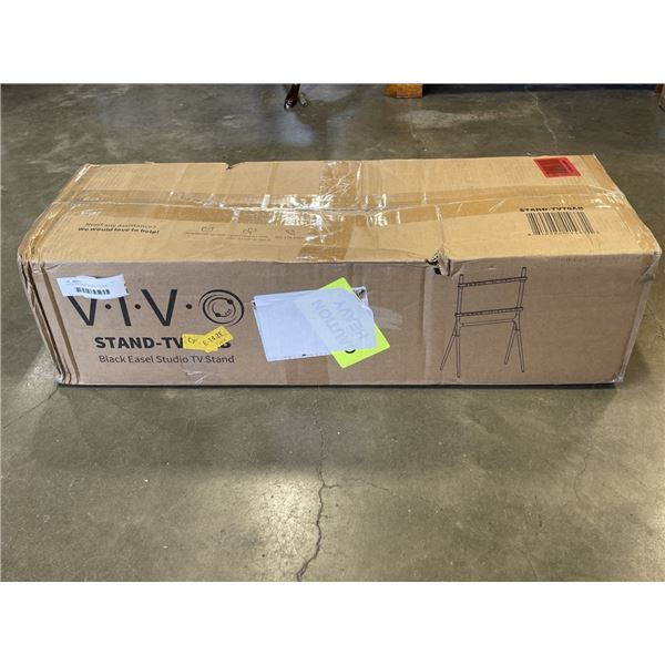 VIVO BLACK EASEL STUDIO TV STAND