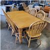 Image 1 : DINING TABLE W/ 8 CHAIRS