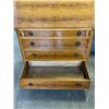 Image 3 : ANTIQUE ALLEN & APPLEYARD OF KNUTSFORD WRITERS DESK WITH LEATHER INLAY, YEW WOOD, IN VERY GOOD ORIGI