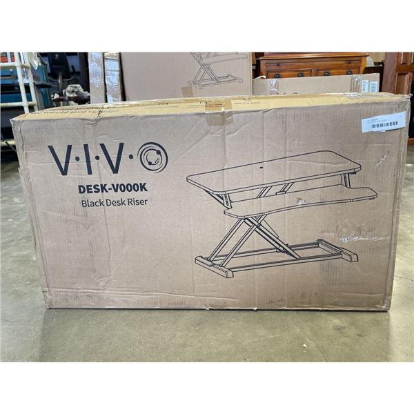 VIVO BLACK DESK RISER