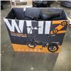 Image 2 : GYROCOPTERS WHIZ 350W CARGO FOLDABLE ELECTRIC BIKE UP TO 40KM BATTERY RANGE - TESTED WORKING, RETAIL