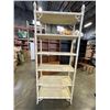 Image 3 : DECORATIVE BAMBOO STYLE DISPLAY SHELF, 7FT TALL, 34 INCH WIDE