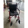 Image 1 : FOLDING WHEEL CHAIR W/ WEDGE CUSHION