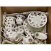 Image 2 : 24PC SWEET VIOLETS TEA SET, INCLUDES 8, 3PC SETS