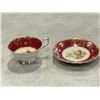 Image 2 : PARAGON CUP AND SAUCER, DOUBLE WARRANT, CABBAGE ROSE, NO CHIPS OR CRACKS