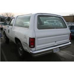 1990 Dodge Ram Charger, 4x4