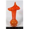 Image 1 : ORANGE VASE GLASS ART