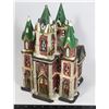 Image 1 : LARGE CERAMIC CHRISTMAS VILLAGE CHURCH OUT OF THE