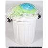 Image 1 : BABY TOY SOLD WITH SMALL LIDDED GARBAGE BIN