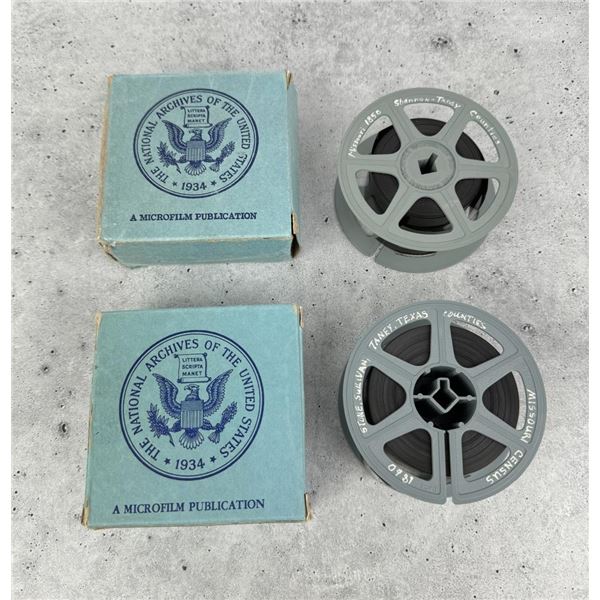 National Archives Microfilm Census Records