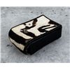 Image 2 : Zebra Hide Playing Card Deck Holder Box