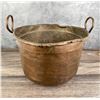 Image 1 : Antique Hand Hammered Copper Cauldron