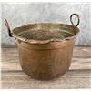 Image 3 : Antique Hand Hammered Copper Cauldron