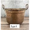Image 7 : Antique Hand Hammered Copper Cauldron