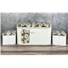 Image 3 : Mid Century Cheinco Daisy Kitchen Canisters
