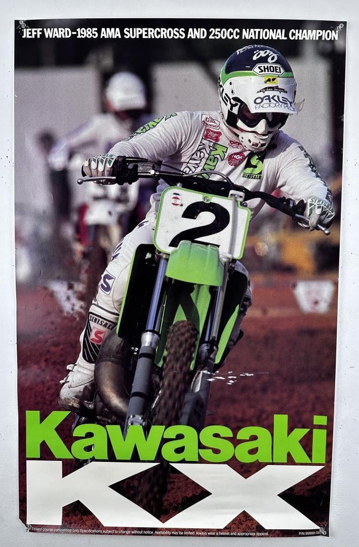 Nostalgic-Art Targa Metallica Kawasaki KX Motocross | 20x30 Cm, Design Vintage, Licenza Ufficiale, Made In Germany