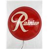Image 2 : Rainier Beer Lighted Domed Button Sign