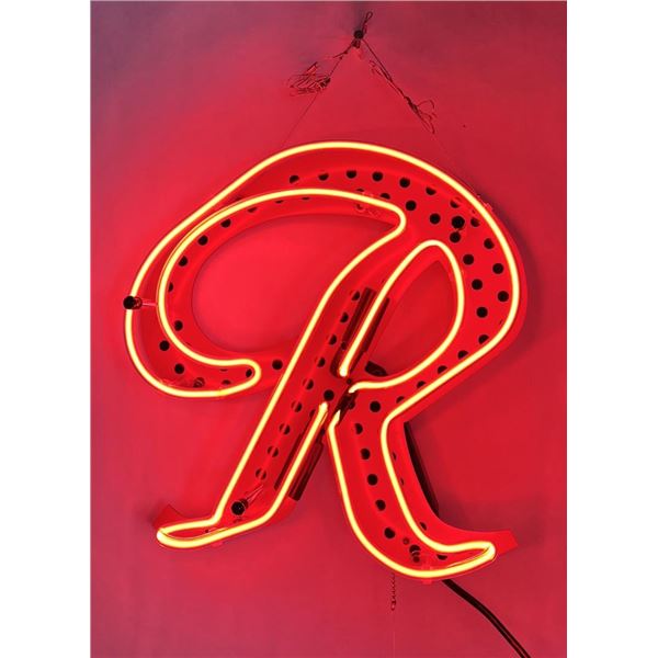 Rainier Beer Neon R Sign
