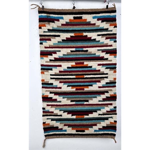 Navajo Indian Saddle Blanket Rug