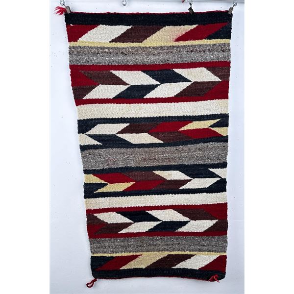Navajo Indian Saddle Blanket Rug Ganado