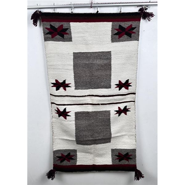 Navajo Indian Saddle Blanket Rug Vallero Star