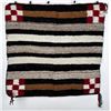 Image 2 : Navajo Indian Saddle Blanket Rug