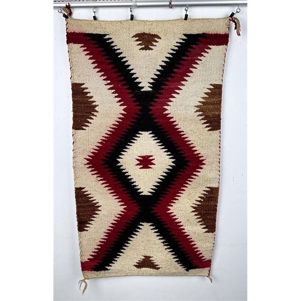 Navajo Indian Blanket Rug Ganado Eye Dazzler