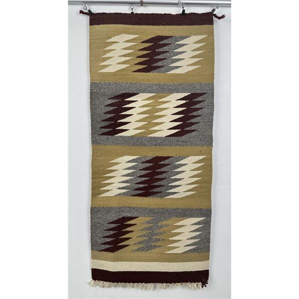 Navajo Indian Saddle Blanket Rug Chinle