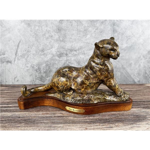 Gerald Balciar Her Majesty Mountain Lion Bronze