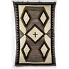 Image 1 : Navajo Indian Blanket Rug Crystal