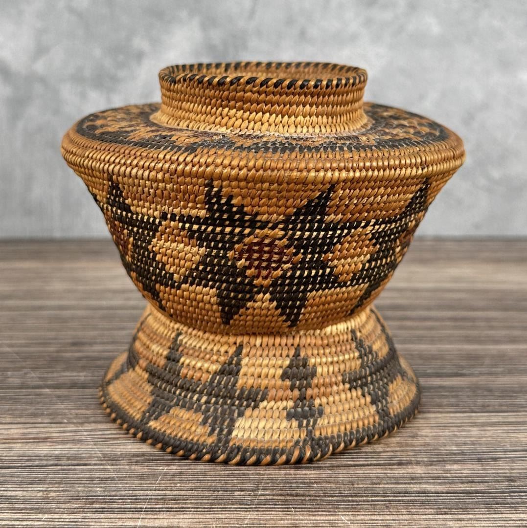 California Yokuts Native American Indian Basket