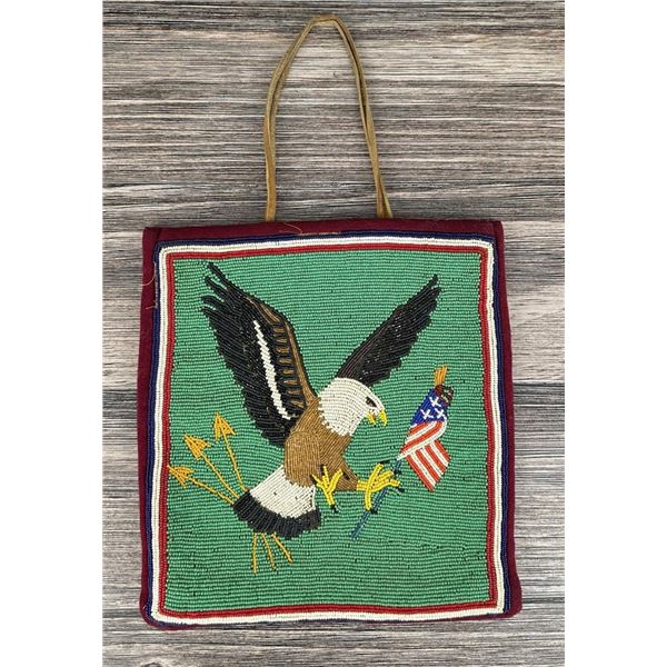 Plateau Native American Indian Beaded Bag