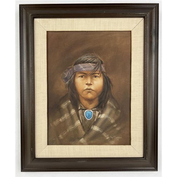 Tony Sandoval Montana Indian Painting