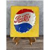Image 1 : Pepsi Cola Soda Cardboard Bottle Cap Sign