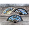 Image 1 : Collection of Vintage Souvenir Hand Fans