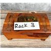 Image 8 : Mid Century Cedar Trinket Treasure Box