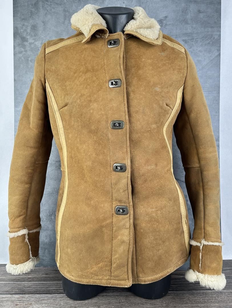 Antique Suede Shearling Jacket