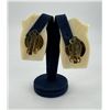 Image 2 : Alaskan Inuit Eskimo Billiken Gold Nugget Earrings