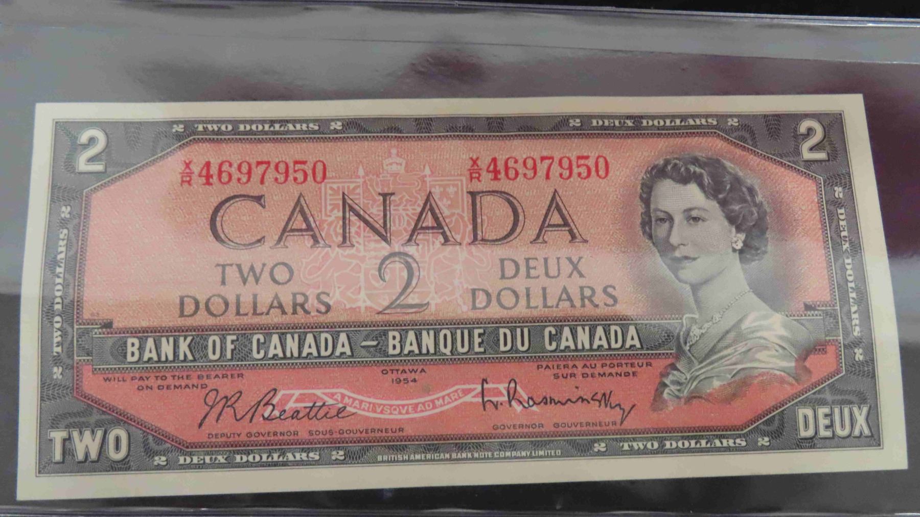 3 Vintage Canadian $2 Bill