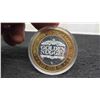 Image 2 : .999 Silver Limited Edition $10 Gaming Token Gold Nugget Las Vegas