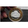 Image 3 : .999 Silver Limited Edition $10 Gaming Token Gold Nugget Las Vegas
