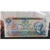 Image 2 : 1979 Canada $5 Bill - Rare