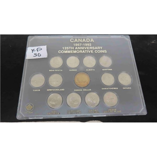 Canada 1867-1992 125th Anniversary Coins - Mint