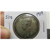 Image 2 : 1919 Canada 50 cent Silver Coin