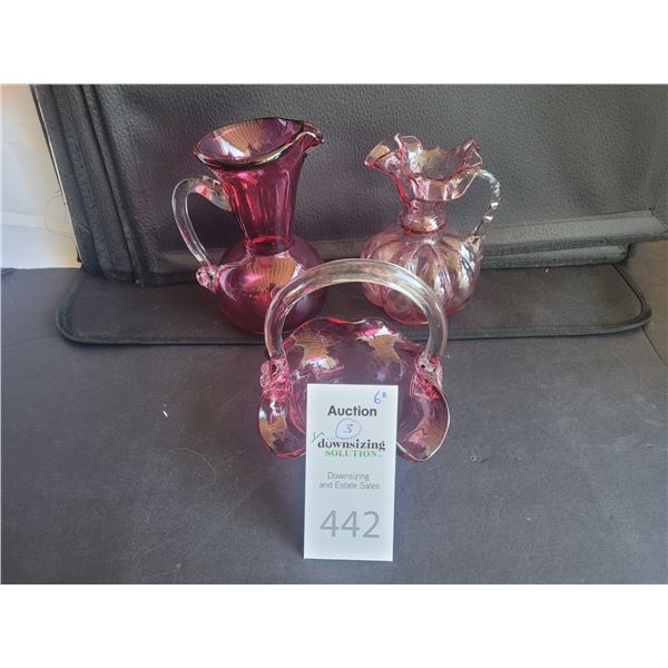Cranberry Glass A