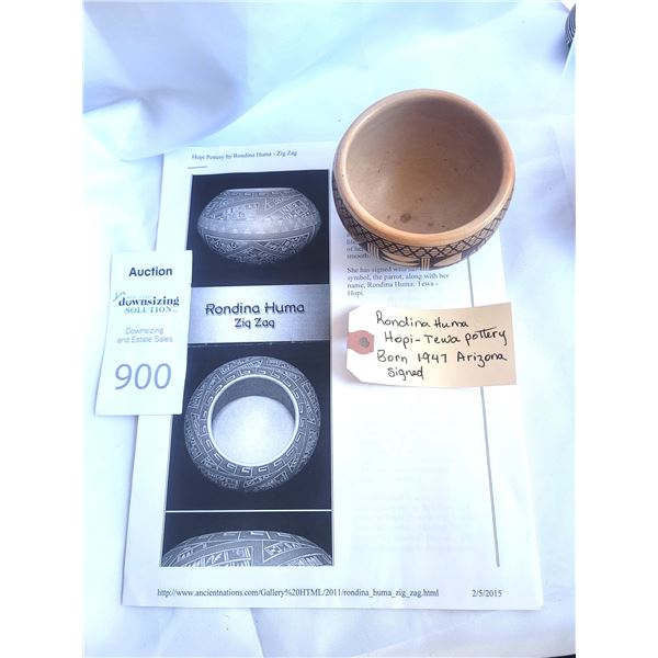 Hopi-Tewa Pottery A