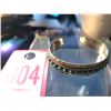 Image 1 : Sterling Silver Native American Zuni Pukestine Bracelet  A