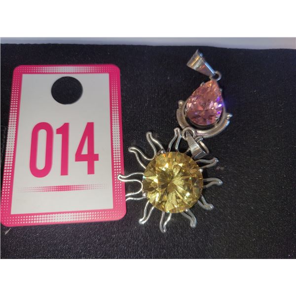 Sterling Silver Semi Precious Pendants A